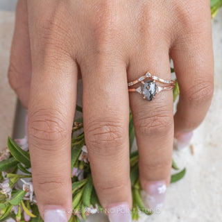 Salt and Pepper Engagement Ring