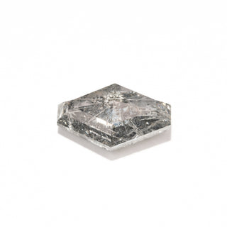 1.37 Carat Light Salt and Pepper Rose Cut Geometric Diamond