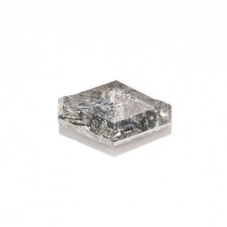 1.37 Carat Light Salt and Pepper Rose Cut Geometric Diamond
