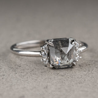 Salt & Pepper Diamond Ring