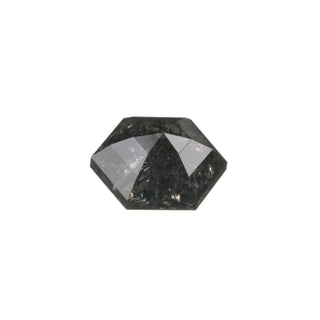 1.35 Carat Salt and Pepper Rose Cut Hexagon Diamond