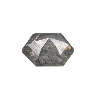 2.31 Carat Salt and Pepper Rose Cut Hexagon Diamond