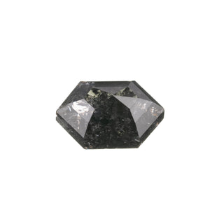 1.60 Carat Salt and Pepper Rose Cut Hexagon Diamond